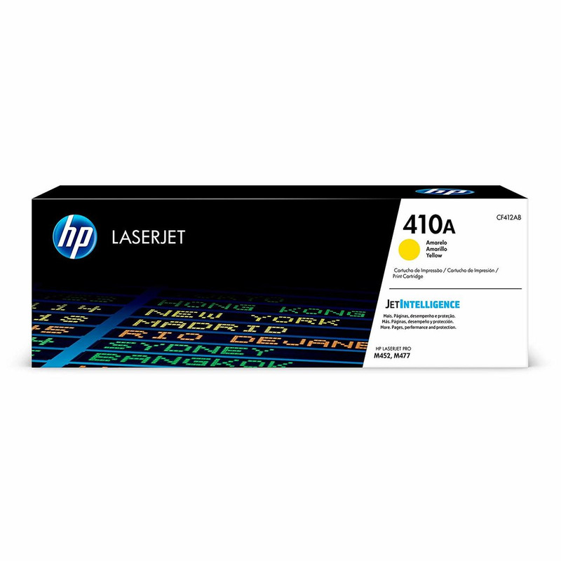 Toner HP 410A Yellow Original LaserJet Toner Cartridge (CF412A)