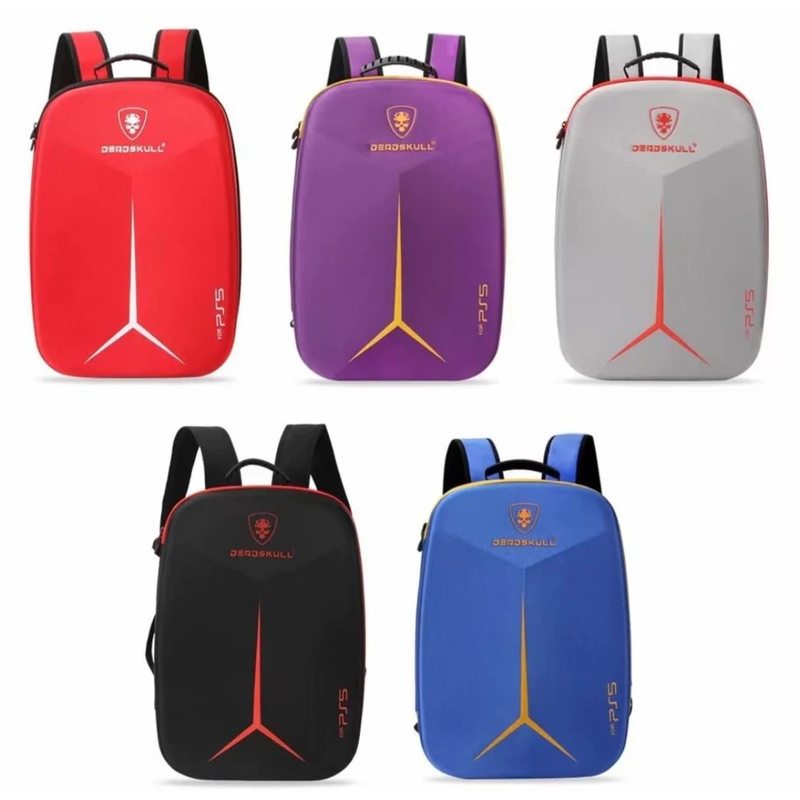 DeadSkull PS5 Backpack XL - Hard Shell, Waterproof & Shockproof Protection | DDSKLPS5-BLK-SD24-K