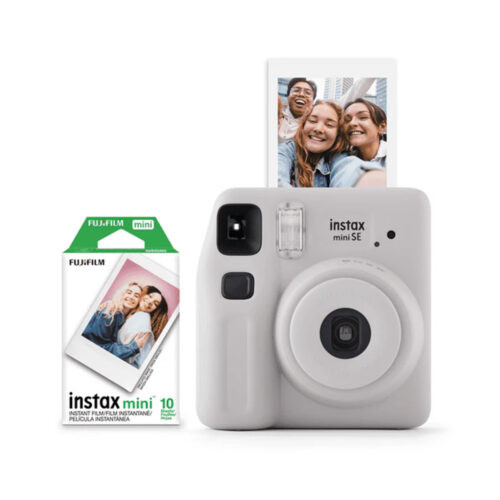 Fujifilm Instax Mini SE Film Bundle - Gray