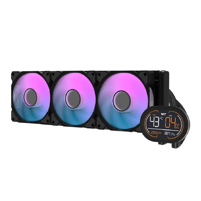 DarkFlash Liquid CPU Cooler - Black | DH360D