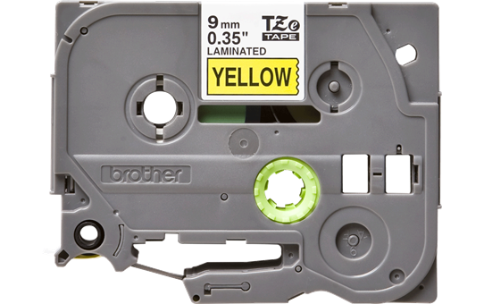 Brother Labelling Tape Cassette – Black on Yellow, 9mm wide | TZe-621