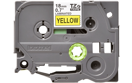 Brother Labelling Tape Cassette – Black on Yellow, 18mm wide | TZe-641