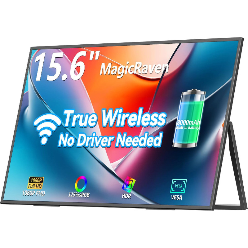 MagicRaven 15.6" 1080P Portable Monitor | P156A02C
