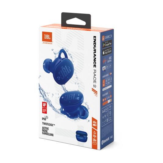 JBL Endurance Race 2 True Wireless Sports Earbuds Blue | JBLENDURANCERACE2BLU