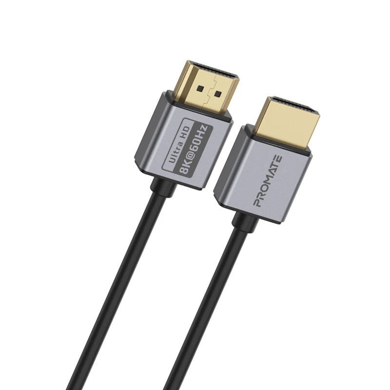 Promate Certified Ultra-High-Speed 8K@60Hz HDMI® Slim Flexible Cable | PrimeLink8k-150