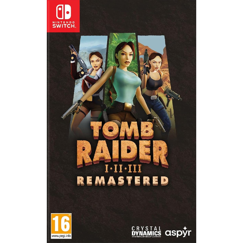 Tomb Raider I-III Remastered Starring Lara Croft - Nintendo Switch