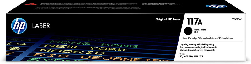 HP W2070A 117A Black Original Laser Toner | W2070A