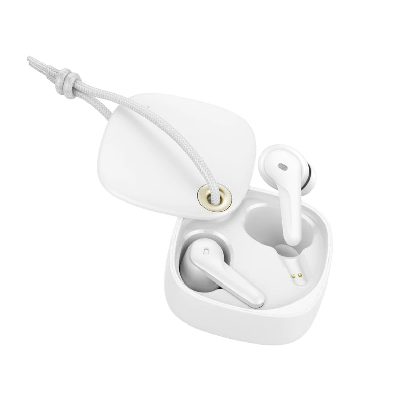 Promate FreePods-3 True Wireless Earbuds with IntelliTouch - White