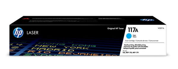HP W2071A 117A Cyan Original Toner | W2071A