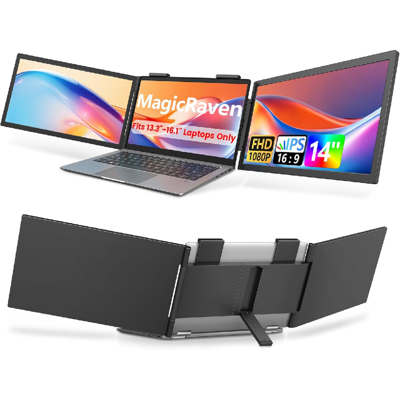 MagicRaven 14" Dual Laptop Screen Extender | Z140A01D