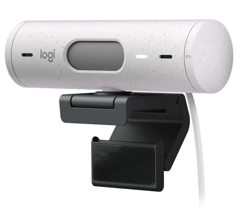 Logitech Brio 500 Full HD Webcam with Auto Light Correction - White | 960-001430