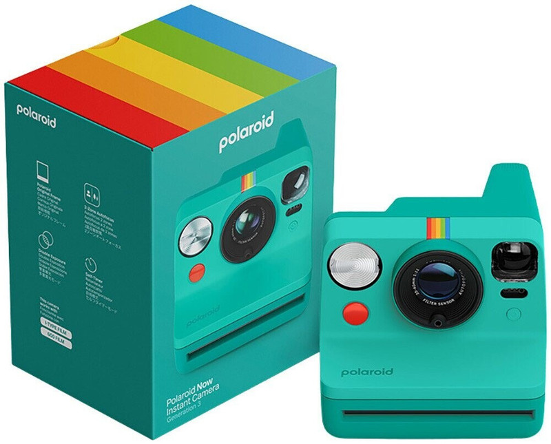 Polaroid Now Generation 3 Instant Camera - Teal | POLLSNOWGEN3TEAL