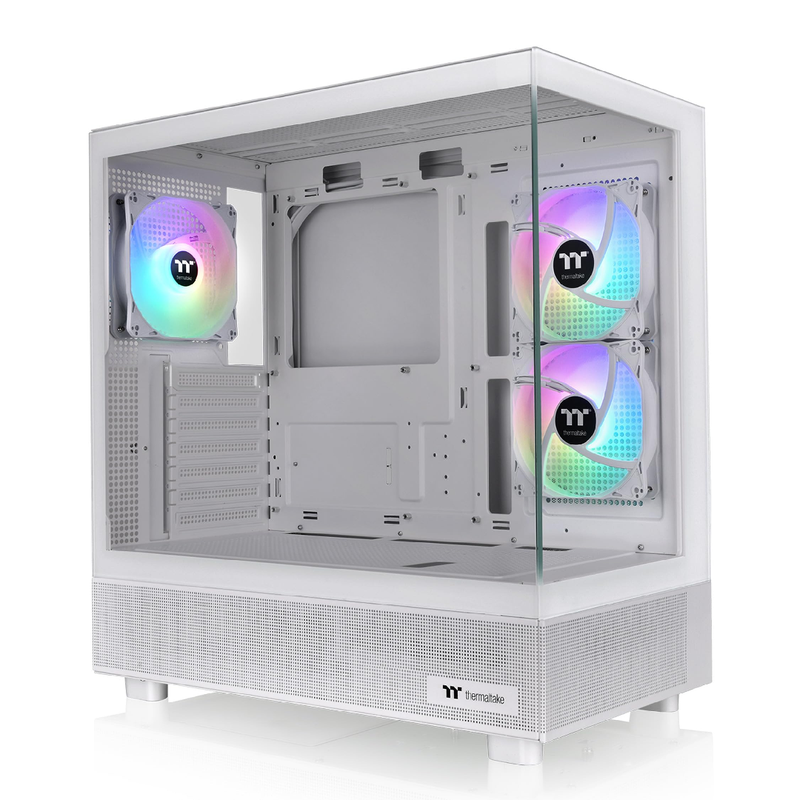 Thermaltake View 270 Plus TG ARGB Snow Mid Tower Chassis | CA-1Y7-00M6WN-01