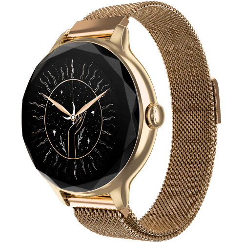 Noise NoiseFit Diva Smartwatch - Gold Link