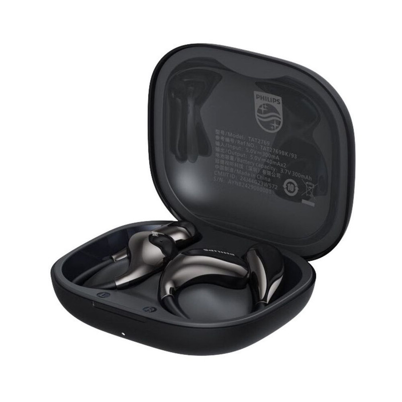 Philips Open-Ear True Wireless Earbuds - Black | TAT2769