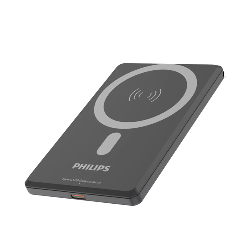Philips Wireless Power Bank 5,000mAh - Black | DLP9702CB/70