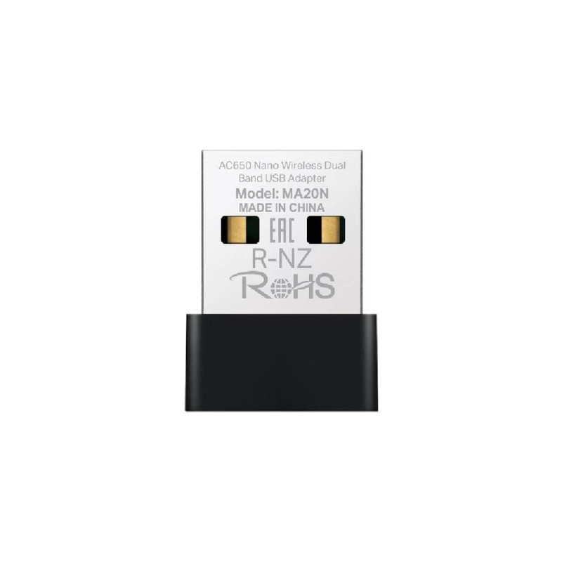 Mercusys AC650 Nano Wireless Dual Band USB Adapter | MA20N