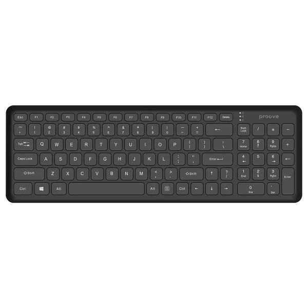 Proove Classic Code Wireless Keyboard English Layout - Black | KBCDEN00003001