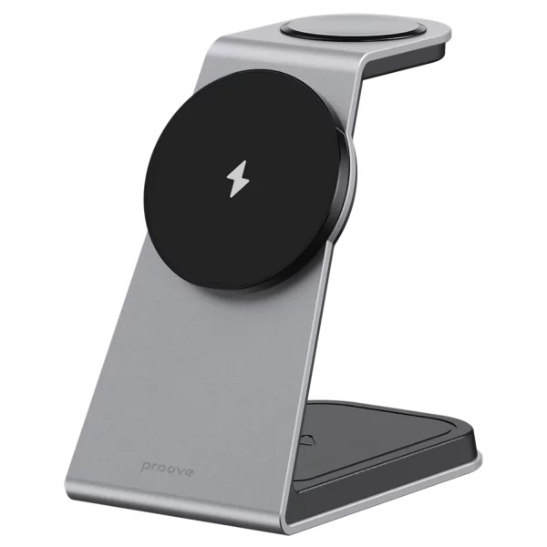 Proove Omi Power 3-in-1 Wireless Charger - Grey | WSOP15020003