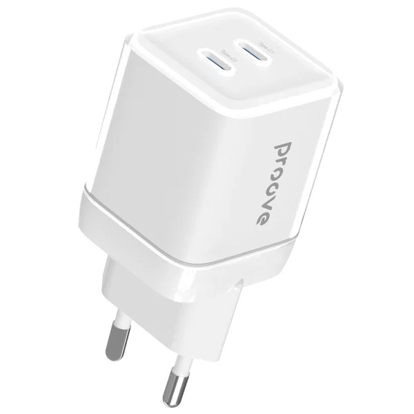 Proove Pure GaN Max 67W Wall Charger 2 Type-C - White | WCPU67022202