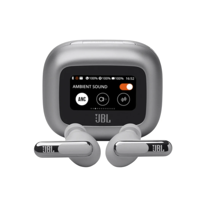 JBL Live Beam 3 True Wireless ANC Earbuds - Silver | JBLLIVEBEAM3SILAM