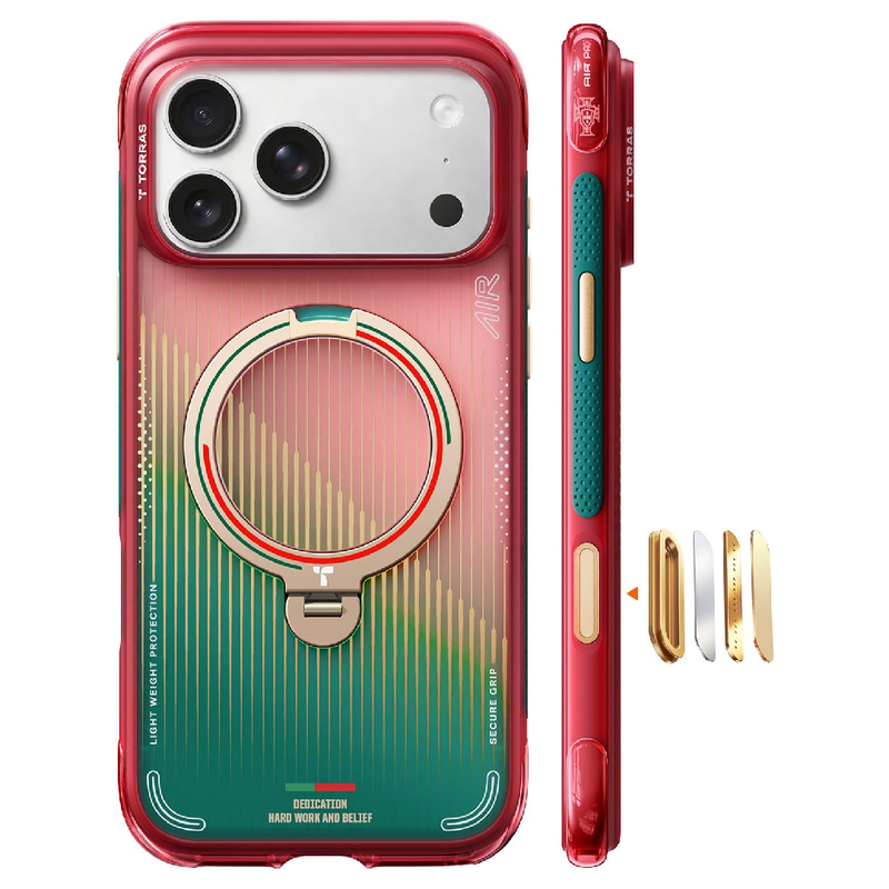 Torras Ostand Q3 Air iPhone 17 Pro Max Case - Glory Slash