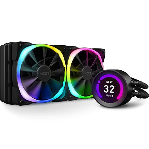 NZXT Kraken Z53 RGB 240 Cooler With LCD Display | Aer RGB 2 120mm | RL-KRZ53-R1
