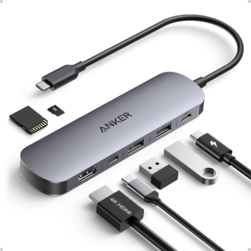 Anker USB-C Hub 7-in-1 Multi-Port USB Adapter For Laptops | A83D2HA1