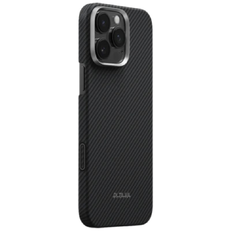 PITAKA iPhone 16 Pro Max Edge Case - 600D Black Grey Twill | KI1602PAM