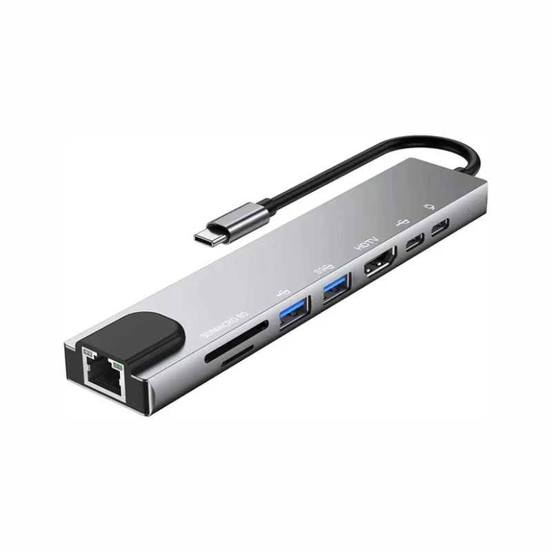 Heatz Type-C 8-in-1 Hub | ZT101