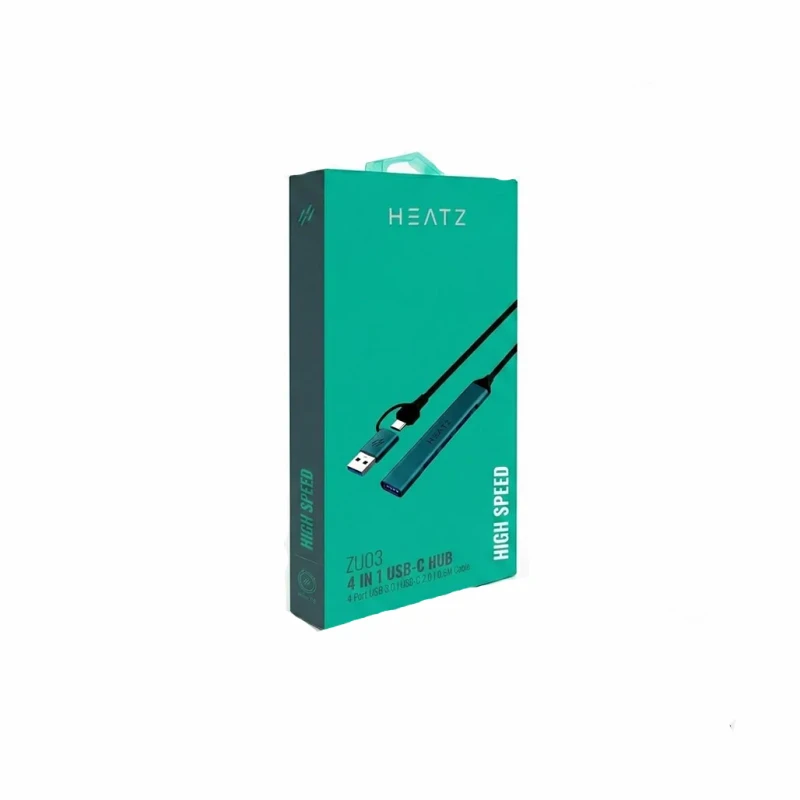HEATZ- Type-C /USB 4 In 1 HUB | ZU03