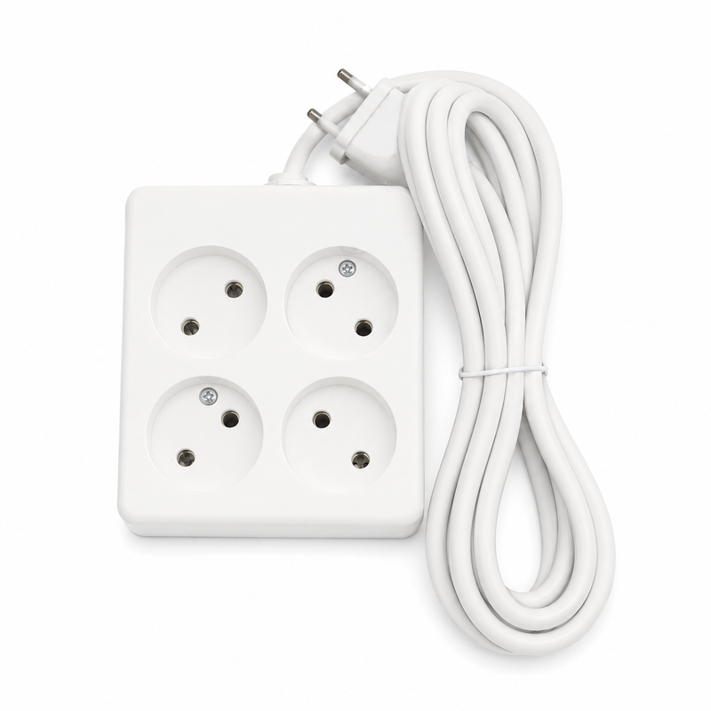 Genex 4-Socket Power Strip 3m Cable | GE-HF400-SQ