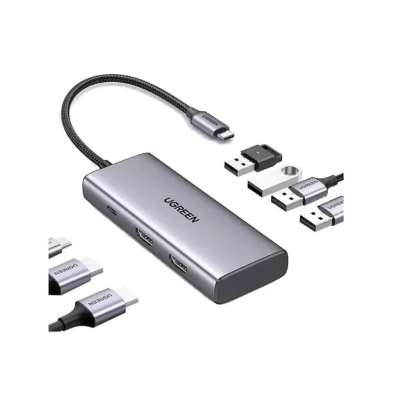 UGREEN Dual Display 7-in-1 USB-C Hub Docking Station | 35897