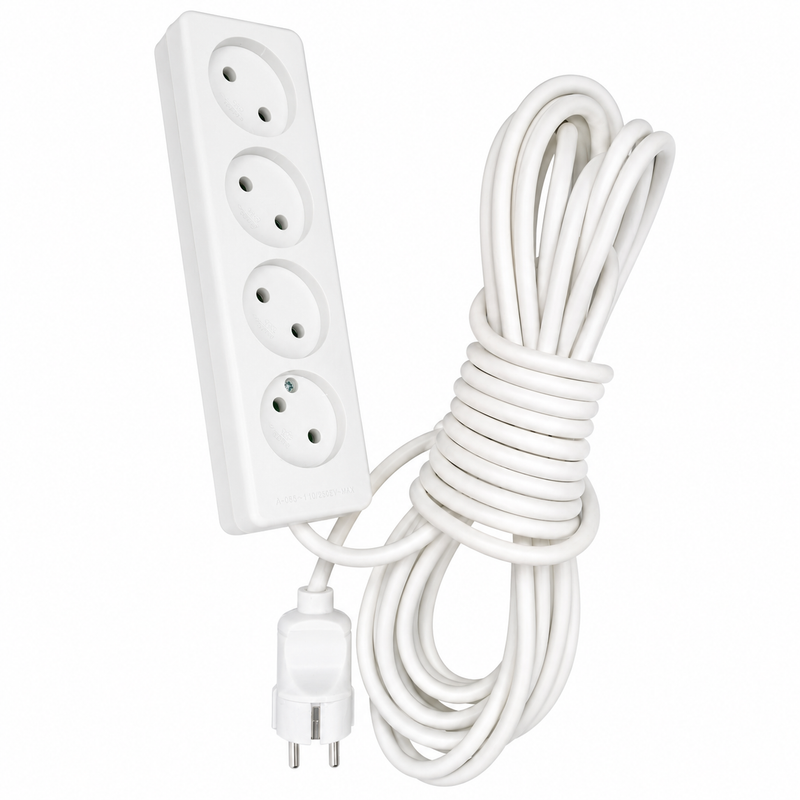 Craunot 4-Socket Power Strip 10m Cable | CRAUNOT