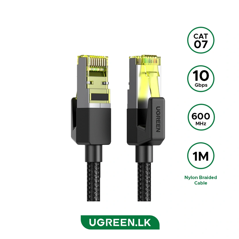 UGREEN Cat 7 Round Braided Ethernet Cable 1m | 80421
