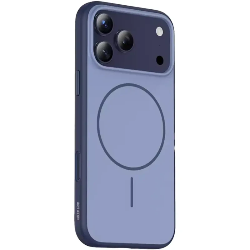 Green Lion Patric MagSafe Premium Matte Finish Case for iPhone 17 Pro - Blue | GNPTCMG17PBL