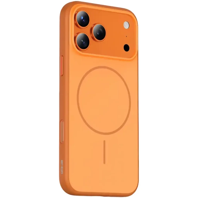 Green Lion Patric MagSafe Premium Matte Finish Case for iPhone 17 Pro Max - Orange | GNPTCMG17PMOG