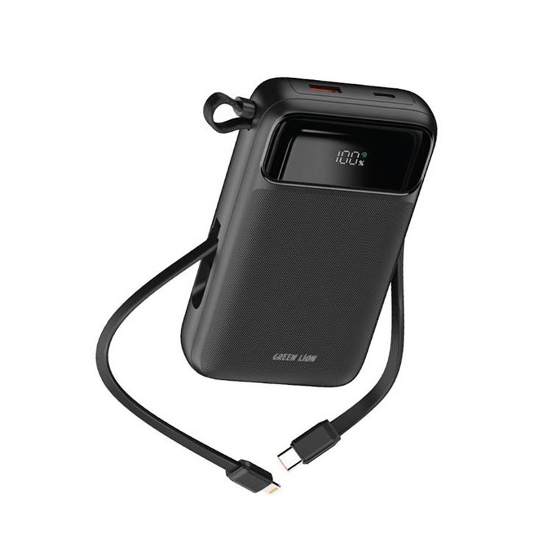 Green Lion Luzern 20000mAh MagSafe Powerbank - Black | GNLEZ20KPBBK