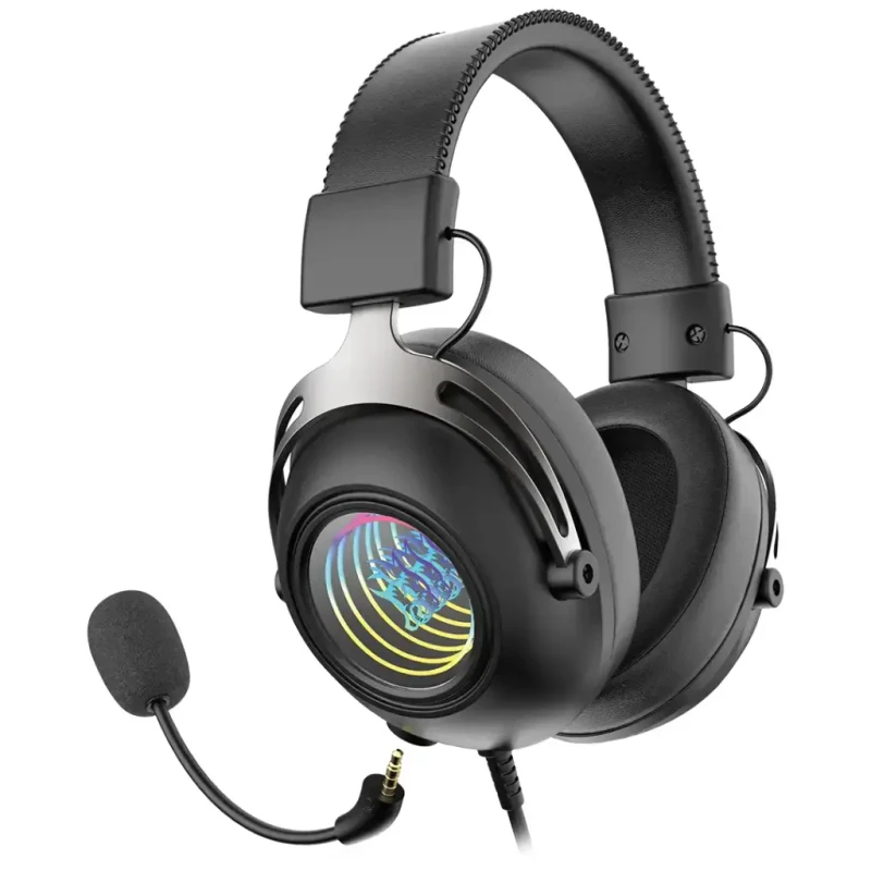 Porodo Gaming Infinity Mirror RGB Gaming Headset - Black | PDXSTGHS759BK