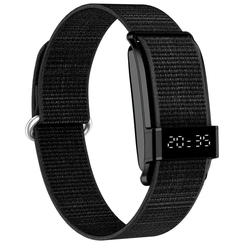 Porodo Trackfit Pro Smart Bracelet Fitness Tracker with Display App - Black | PDS18BK