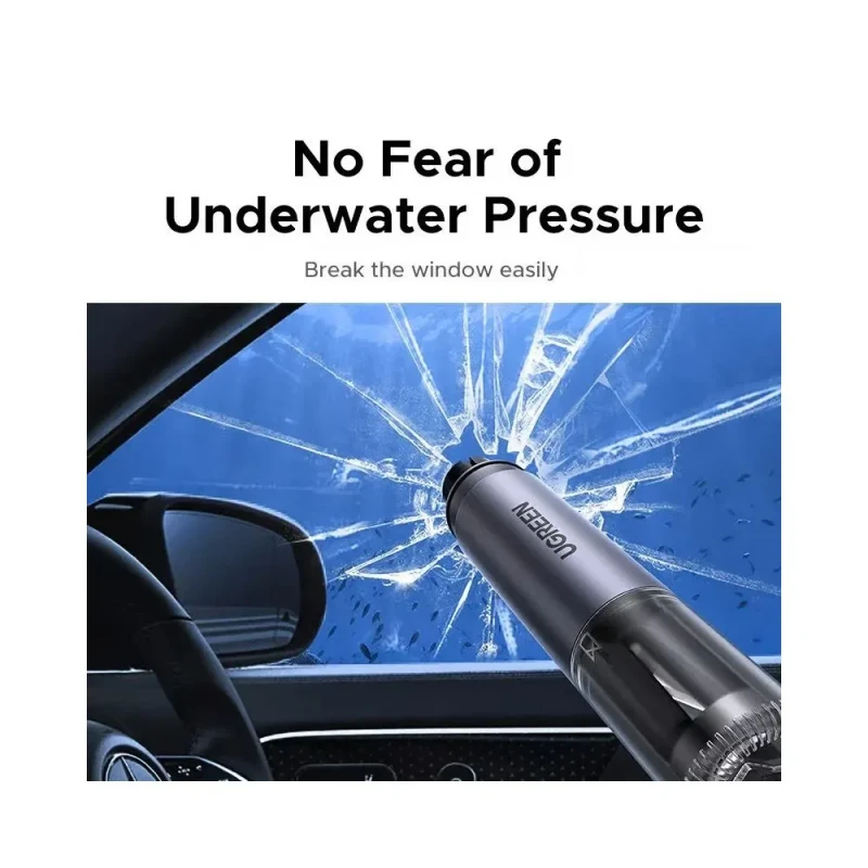 UGREEN Emergency Car Window Breaker & Seatbelt Cutter | 35347