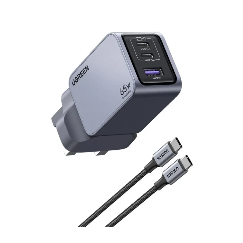 UGREEN Nexode Pro 65W 3-Port GaN Fast Charger