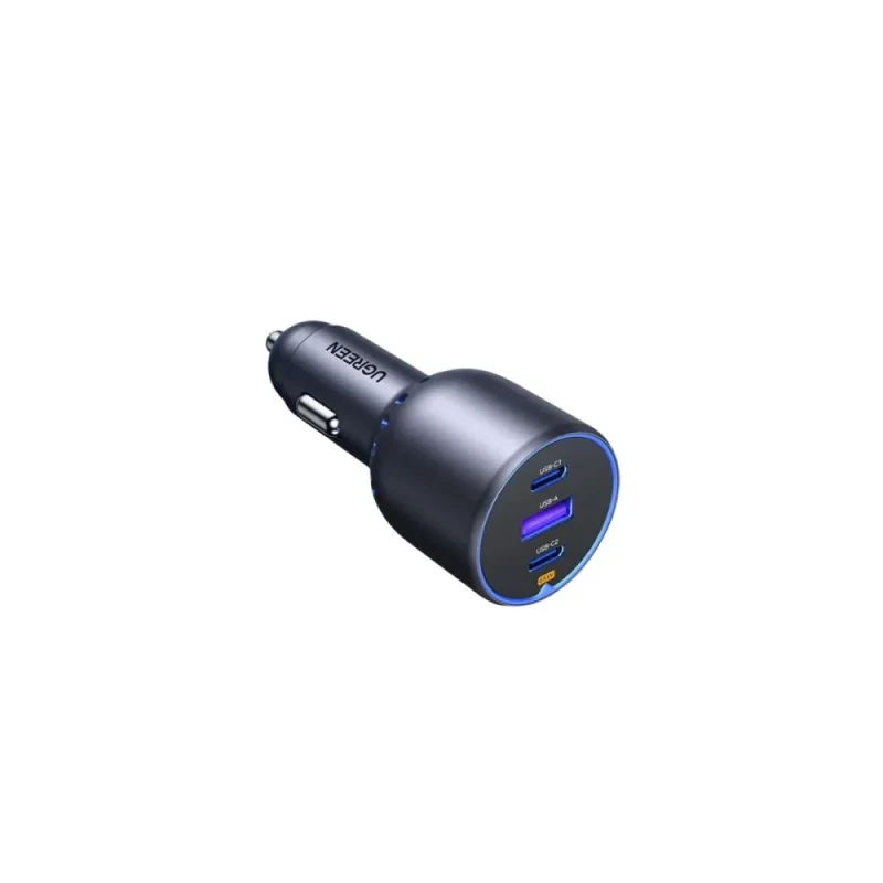 UGREEN EC703 75W 3-Port Fast Car Charger for Phones Tablets iPads Laptops & MacBooks | 35024
