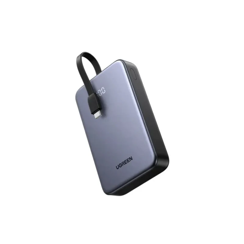 UGREEN PB505 20000mAh 22.5W Fast Charge Power Bank with Built-in USB-C Cable & Digital Display | 45762