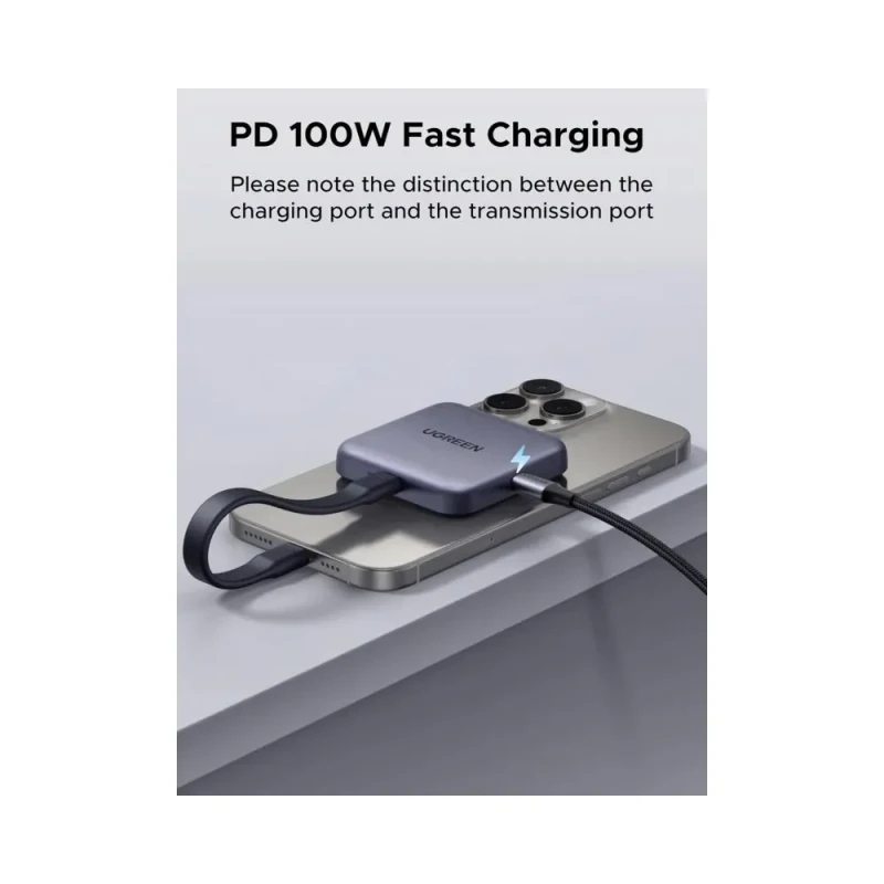 UGREEN CM898 Magnetic 3-in-1 USB-C Card Reader Compact Fast File Transfer | 65095