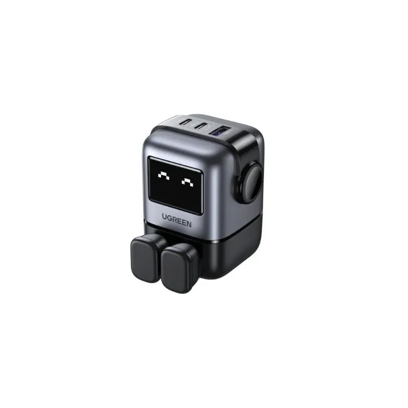 UGREEN Uno Charger 65W 3-Port GaN Fast Charger Futuristic Robot Design