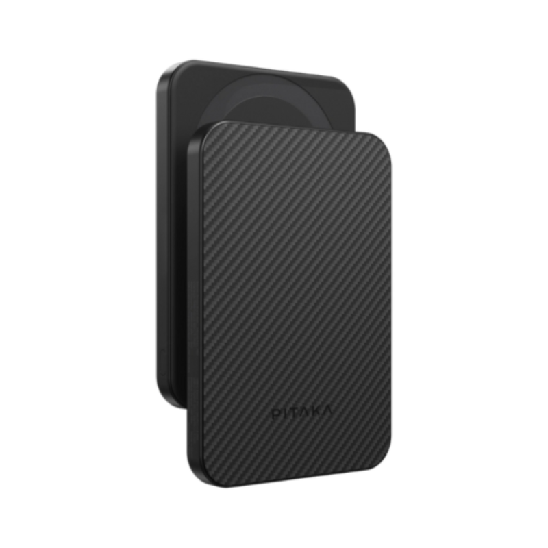 PITAKA Aramid Fiber Magnetic Power Bank - Black/Grey-Twill | PBQ2401