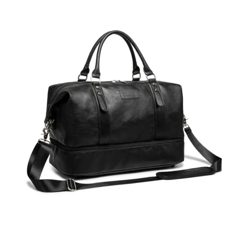KINMAC Premium Leather Waterproof Gym Bag | KMC481