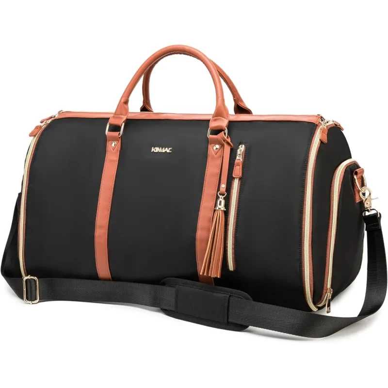 Kinmac Elite 2-in-1 Executive Voyager Garment Duffel Bag 50L - Black | KMT489