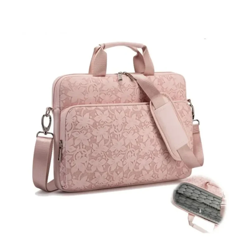 Kinmac 360° Shockproof Embossed Leather Laptop Case Cloud Flower | KMC472-73